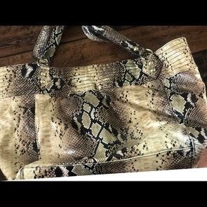 Snakeskin purse